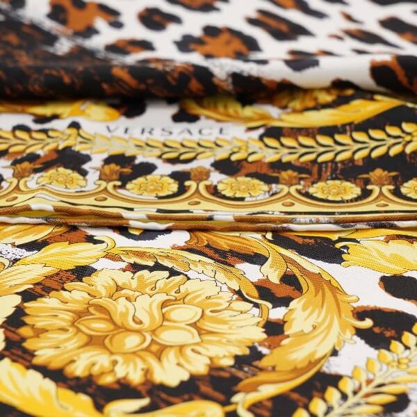 Versace - Silk Leopard Print Scarf 90x90